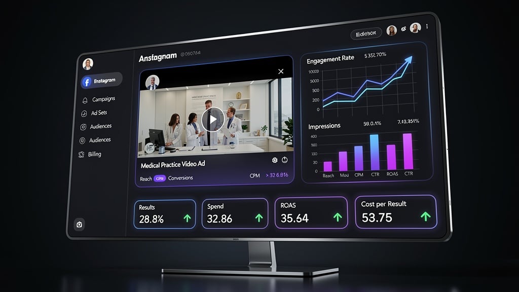 Meta social media advertising